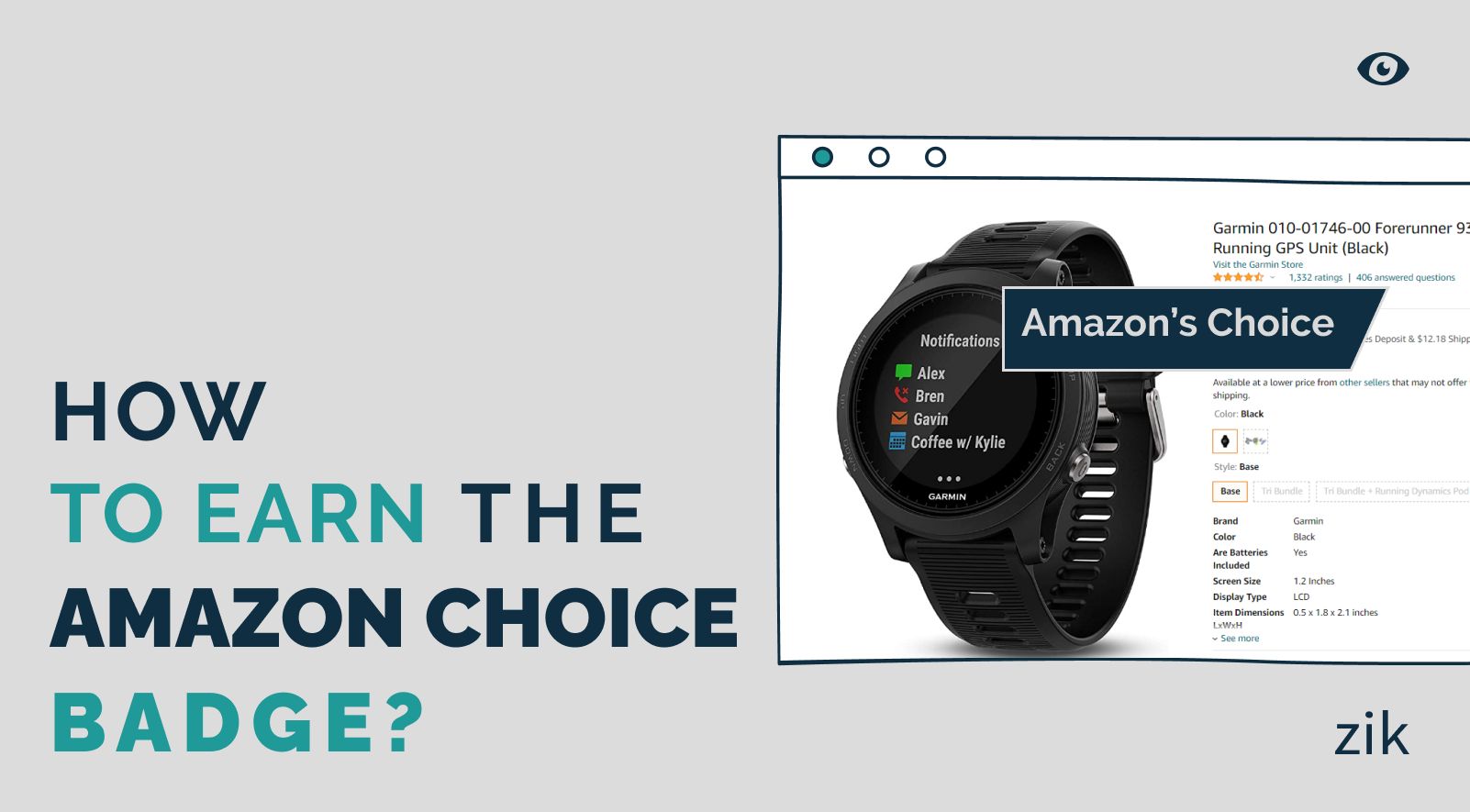 how to earn amazon choice badge