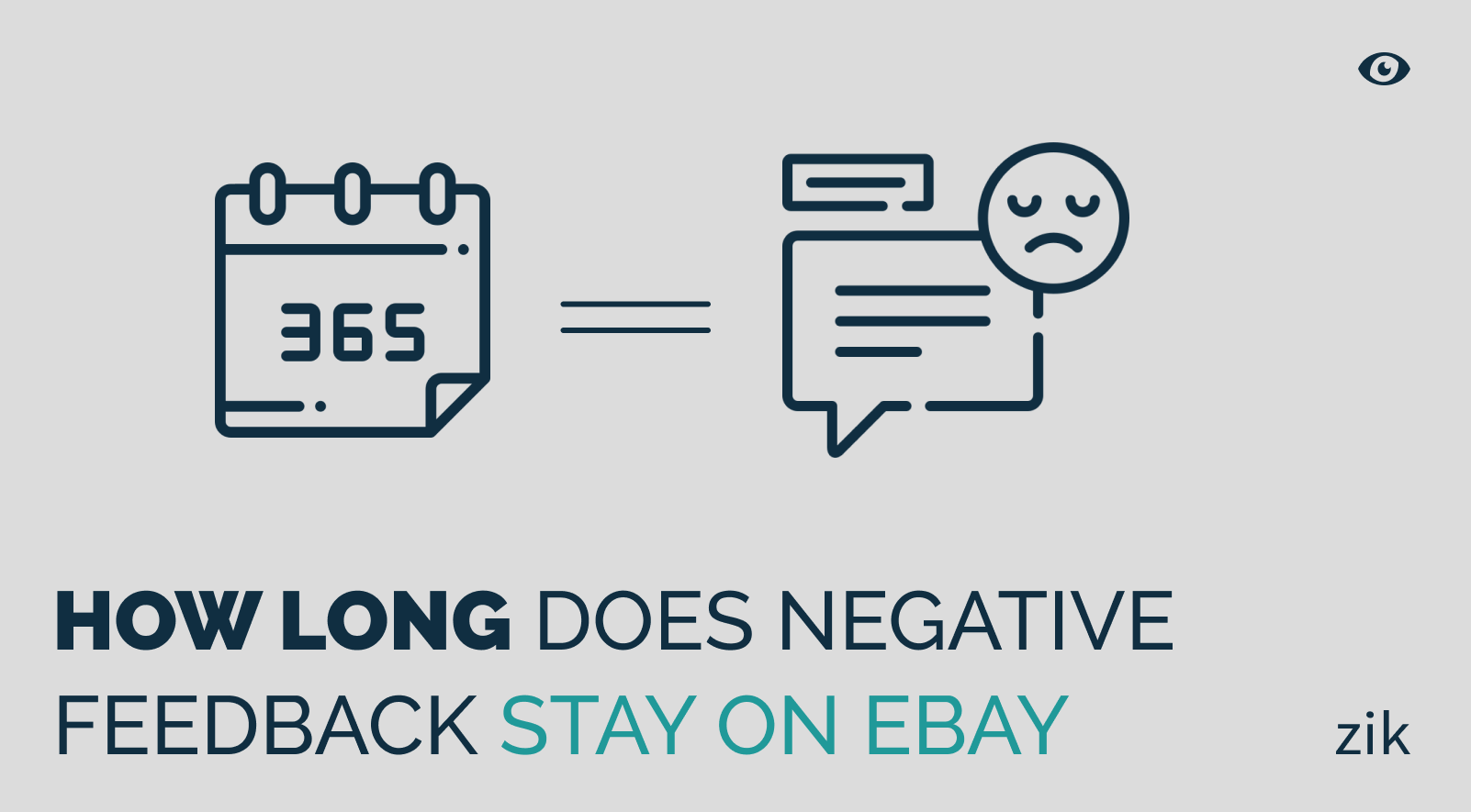 how long does negative feedback stay on eBay